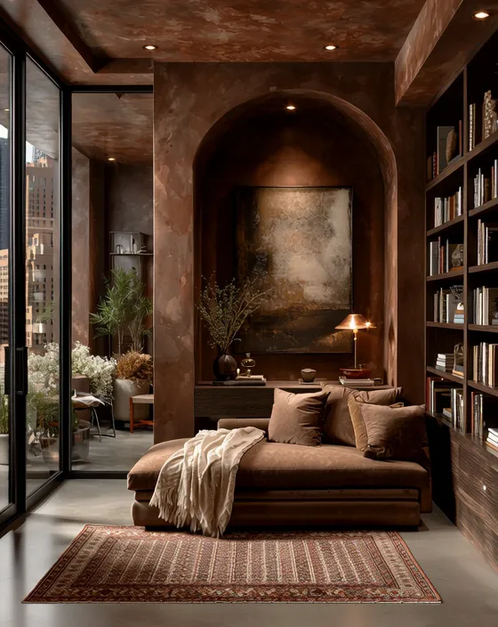 Luxury Japandi Reading Nook