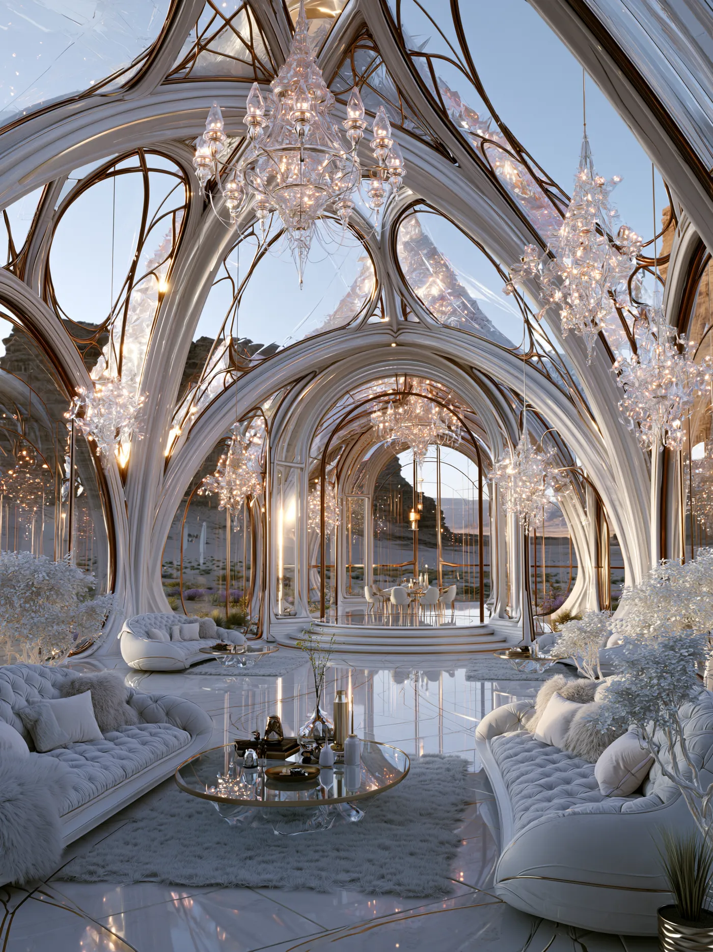 Mirage Pavilion — Futuristic Desert Tents